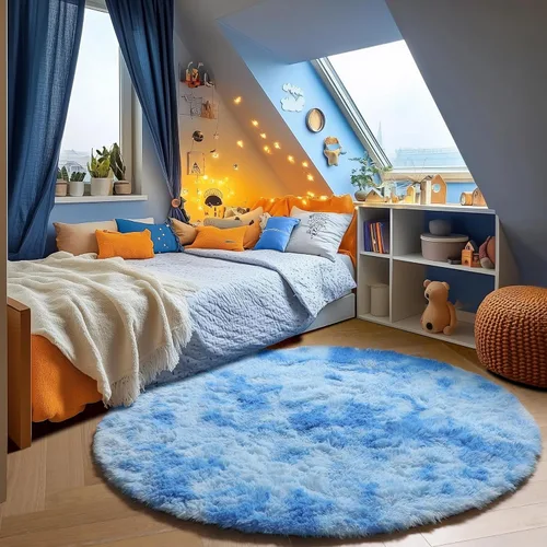 Miniatura 49 de ONASAR - Alfombra de pasillo negra de 2 x 6 pies, esponjosa, lavable, ultrasuave, afelpada, peluda, tapete para bebés, dormitorio de niños, armario