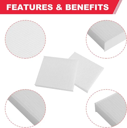 Miniatura 5 de CY08221P - Filtro de aire de cabina compatible con Kenworth T680 T880 Peterbilt 567 579 Cummins ISX ISXG Reemplazo # X1987001 PA30093 AF55839 PA4405