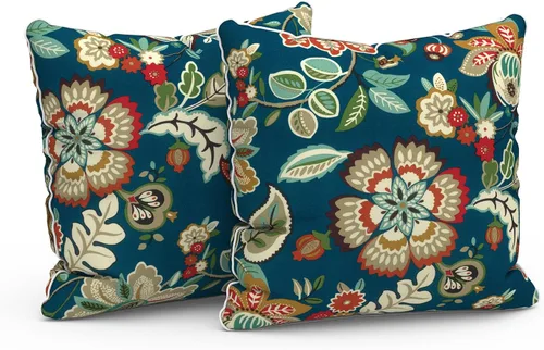 Miniatura 78 de LVTXIII Juego de 2 almohadas lumbares para patio, 12 x 20 pulgadas, resistentes a la decoloración, para exteriores con interiores, cojines lumbares