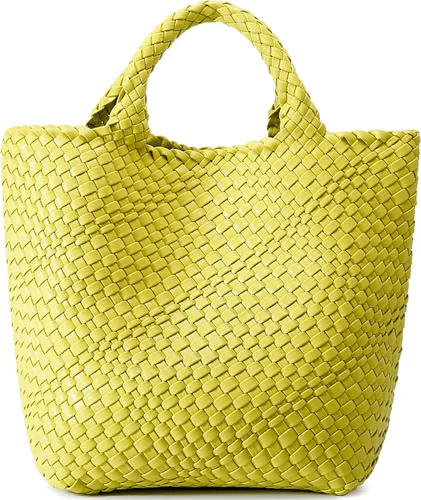 Miniatura 19 de Bolso tejido para mujer, bolso tote de cuero vegano grande para verano, playa, viaje, bolso de mano y cartera retro hecho a mano, bolso de hombro