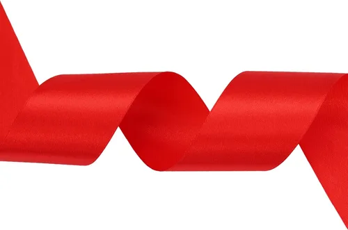Miniatura 2 de Cinta de satén roja de 1-1/2 pulgadas, rollo de 50 yardas de tela sólida para invitaciones de boda, ramos de novia, costura, decoraciones de fiesta