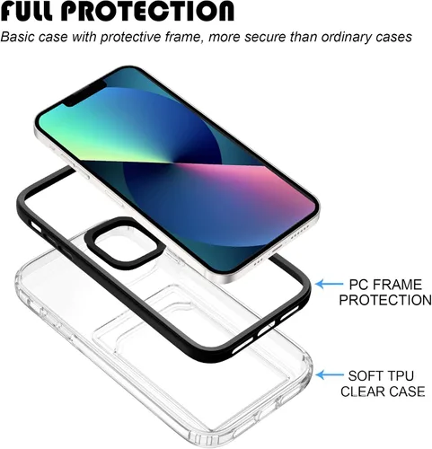 Miniatura 2 de ZCDAYE Funda para iPhone 13 Pro Max, iPhone 13 Pro Max (6.7 pulgadas) Funda con tarjetero y funda transparente de TPU suave a prueba de golpes