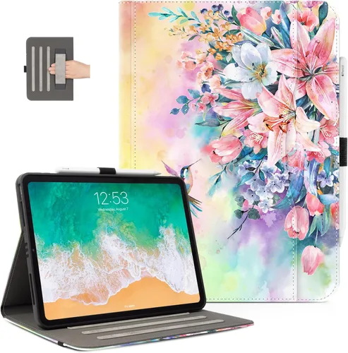 Miniatura 18 de Vimorco Estuche de Cuero para iPad Air 4ª/5ª 10.9, para iPad Air 11 6ª M2, para iPad Pro 11 pulgadas 4ª/3ª/2ª/1ª Generación, Soporte para Lápiz, Asa