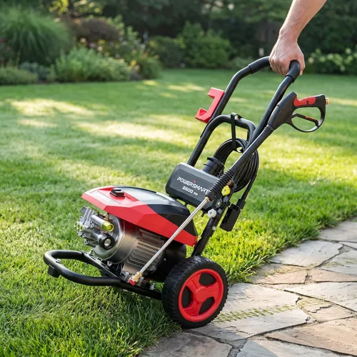 Miniatura 8 de PowerSmart DB1002 - Lavadora a presión eléctrica de 2600 PSI con motor sin escobillas de inducción, limpiador de alta presión de 3.0 GPM, 5