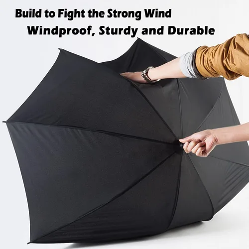 Miniatura 4 de LANBRELLA Paraguas de golf de 72/80 pulgadas, extra grande, resistente al viento, paraguas