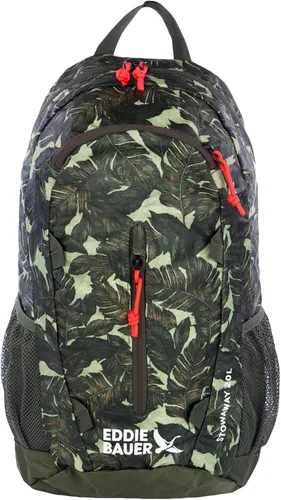 Miniatura 10 de Eddie Bauer Stowaway Mochila Empacable Viaje Exterior Ligera Plegable Duradera Poliéster Ripstop 30L - Cereza Negra
