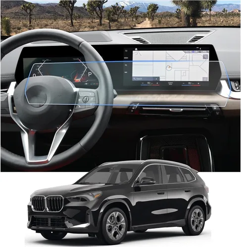 CDEFG 2 piezas para BMW X1 X2 2024-2025 protector de pantalla, HD claro 2023 2024 2025 BMW X1 (xDrive28i / M35i) / 2024 2025 X2 (xDrive28i / M35i)