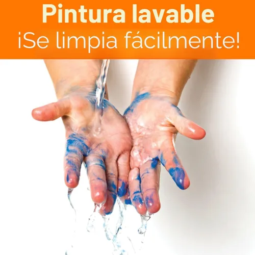 Miniatura 4 de Crayola Pinturas lavables para dedos (6 unidades), suministros de pintura para preescolares y niños pequeños, juego de pintura de dedos para niños