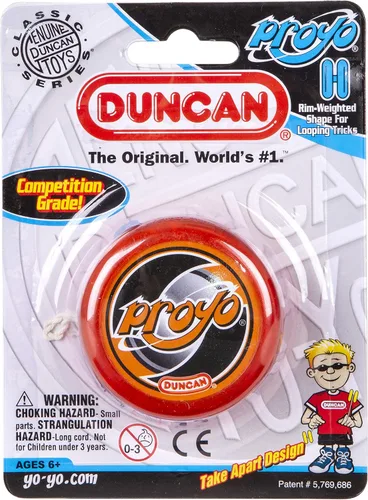 Miniatura 9 de Duncan Toys ProYo Looper - Yoyó para principiantes con cuerda, eje de madera y cuerpo de plástico, color misterioso