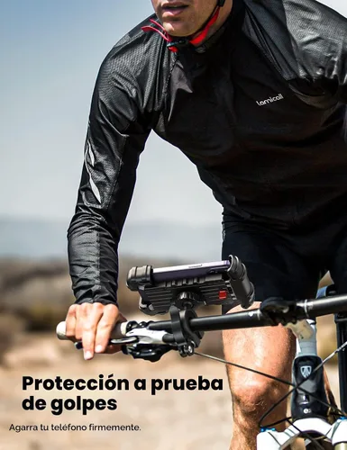 Miniatura 5 de Lamicall - Soporte de teléfono para bicicleta, soporte para teléfono celular, abrazadera para manubrio de bicicleta, clip para teléfono 11 Pro Max