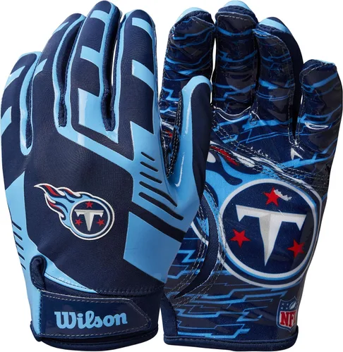 Miniatura 21 de Wilson NFL - Guantes de fútbol americano con ajuste elástico, tallas para jóvenes y adultos