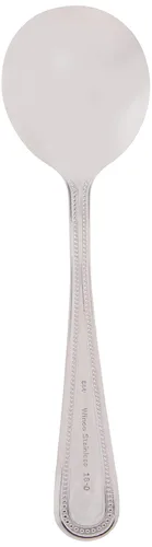 Miniatura 3 de Winco Juego de cucharas de caldo de 12 piezas, acero inoxidable 18-0, plata