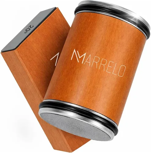 Kit de afilador de cuchillos rodantes, afilador de rodillos de diamante y cerámica con ángulos magnéticos de 15°/20° para cocina, chef y cuchillos