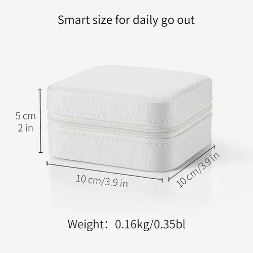 Miniatura 2 de Caja de joyas portátil, pequeña, para viaje, de Vlando