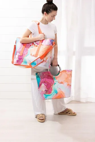 Miniatura 7 de Bolsa de mano Swig Life Loopi, grande, ligera, impermeable para playa y uso general