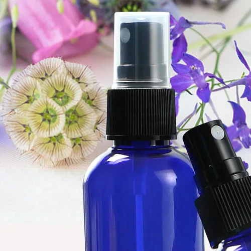 Miniatura 4 de Wedama Botella con atomizador, botellas de spray de vidrio de niebla fina de 2 onzas, recipientes pequeños de líquido recargables para regar flores