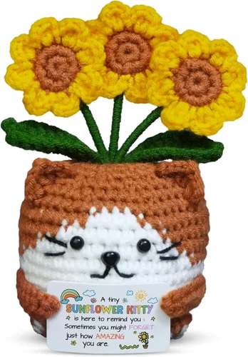 Miniatura 8 de OASSIE Regalos de tortugas para mujeres, mini animales de ganchillo de tortuga positiva hechos a mano, regalos de cumpleaños, relajación, Tortuga