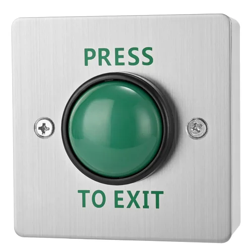 Miniatura 8 de Presione el botón de salida para el control de acceso de la puerta Botón de presión grande IP68 Impermeable 304 Shell de acero inoxidable NO/COM