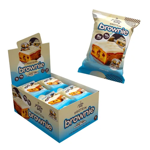 Miniatura 19 de Prime Bites Brownie Proteico de Alpha Prime Supplements Alto en Proteína, Golosina Baja en Azúcar Fortificada con Colágeno Delicioso Bocadillo