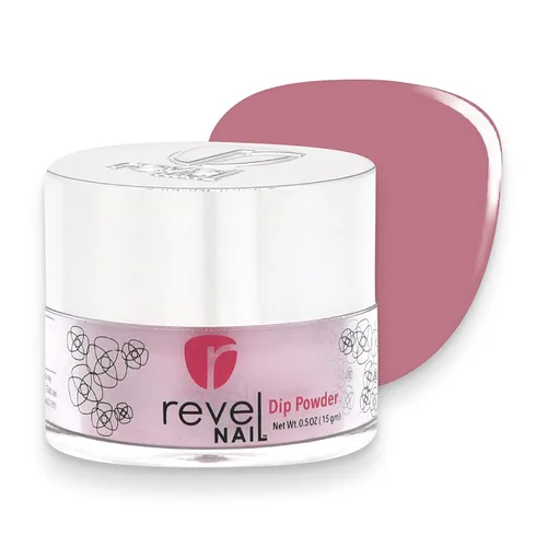 Miniatura 16 de Revel Nail Polvo de inmersión – Esmalte de uñas en polvo transparente y rosa, polvo de inmersión resistente a las virutas con vitamina E y calcio