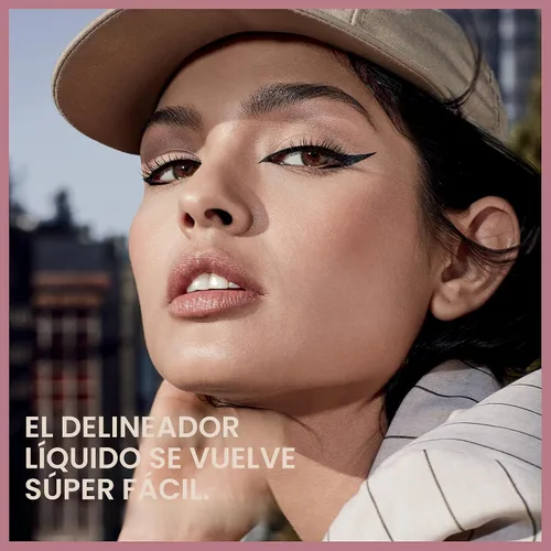 Miniatura 8 de Maybelline Hyper Easy - Delineador líquido de ojos, acabado satinado, fórmula a prueba de agua, delineador de ojos, Pitch Black, 0.018 Fl.oz.