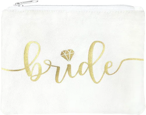 Miniatura 9 de Bride Tribe - Bolsas de maquillaje para despedida de soltera, despedida de soltera, boda, bolsa de artículos de tocador, kit de supervivencia