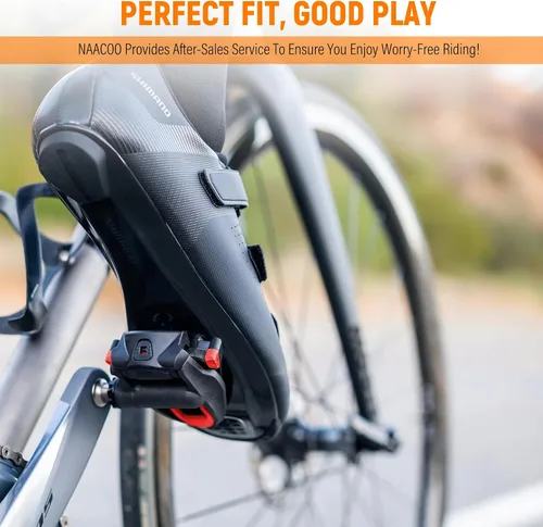 Miniatura 6 de Road Bike Cleats Compatible with Shimano SPD-SL Pedals,Durable Cleats for Road Bicycle&Outdoor Indoor Cycling,3-Hole Shoe Clips,0°/2°/6° Float