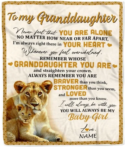 Miniatura 15 de Manta personalizada de baloncesto con texto en inglés "To My Granddaughter from Grandma Grandpa Stay Strong Be Confident Believe in Yourself", manta