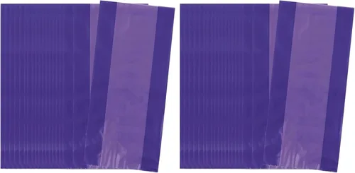 Miniatura 6 de Bolsas de plástico de celofán azul rey para fiesta, 11.5 x 5 pulgadas (30 unidades) Perfectas para regalos, dulces, golosinas Azul real