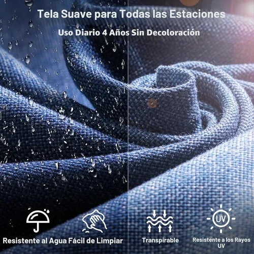 Miniatura 4 de ovios Juego de muebles de 2 piezas para patio, 2 sillas de mimbre de ratán, con respaldo alto y cómodos cojines, para todo tipo de clima, exteriores