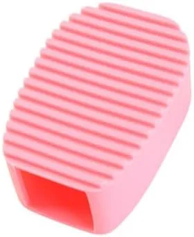 2 piezas de color caramelo mini tabla de lavado de silicona creativa de mano para lavandería, perfecta para limpiar collares difíciles de limpiar y