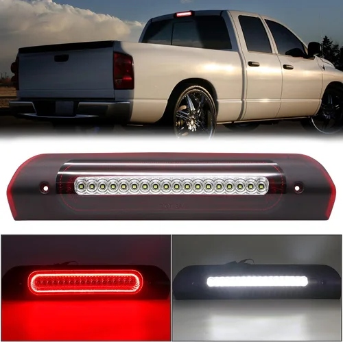 Miniatura 8 de R&F Auto Lente ahumada LED de repuesto de luz de freno de montaje alto para Ram 1500 2500 3500 (2002-2008), para Ram 2500 3500 (2009), luces