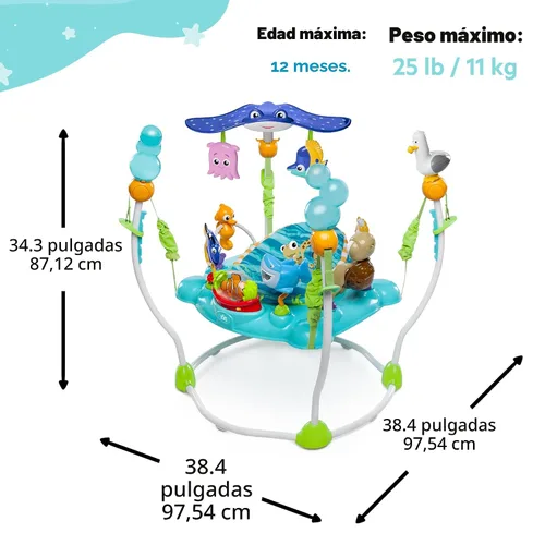 Miniatura 3 de Andador para bebés de Disney, Buscando a Nemo, mar de actividades