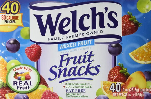 Miniatura 4 de Welch's Snacks de frutas, frutas mixtas, sin gluten, paquete a granel, 40 unidades (paquete de 6)