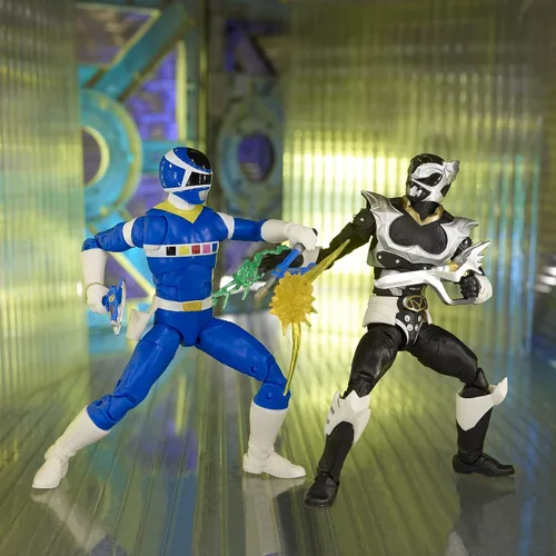 Miniatura 8 de Power Rangers Lightning Collection in Space Blue Ranger Vs. Silver Psycho Ranger, paquete de 2 figuras de acción coleccionables de 6 pulgadas