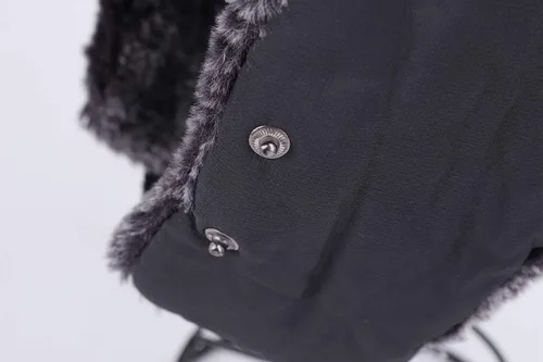 Miniatura 9 de Gorro de piel sintética con visera resistente al viento para esquí, pasamontañas, para hombre y mujer