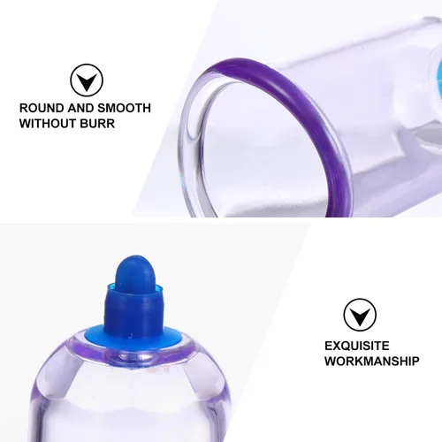 Miniatura 8 de 2 unids dispositivo de terapia de ventosas masaje herramienta de espalda china ventosas terapia bomba Hijama terapia física taza azul