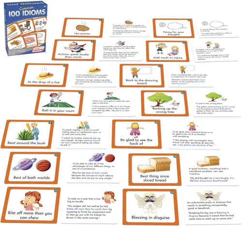 Miniatura 5 de Junior Learning 100 Modismos comunes, JL473
