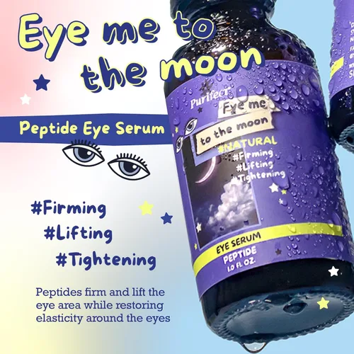 Miniatura 3 de Purifect Eye Me to the Moon Serum para mujeres y hombres, tratamiento de suero bajo los ojos con vitamina E, soporte antienvejecimiento, reafirmante