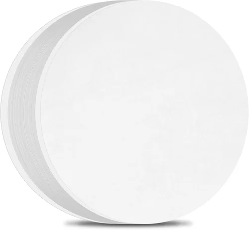 150 piezas de papel pergamino antiadherente de 8 pulgadas, papel pergamino redondo precortado para prensa de tortillas, molde para pasteles,