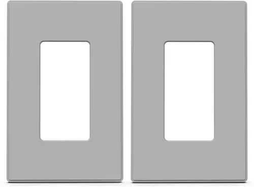 Miniatura 17 de ELEGRP Placas decorativas de pared sin tornillos, de tamaño mediano, cubierta termoplástica irrompible para interruptor de salida de receptáculo