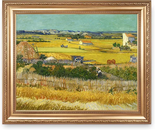 Miniatura 17 de A&T ARTWORK Noche estrellada sobre el Ródano de Vincent Van Gogh. Tamaño del marco: 36 x 30 pulgadas, tamaño de la imagen: 30 x 24 pulgadas
