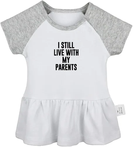 Miniatura 4 de I Still Live with My Parents & My Parents Did Not Practice Social Distancing Funny Dresses Infant Baby Girls Princess Dress