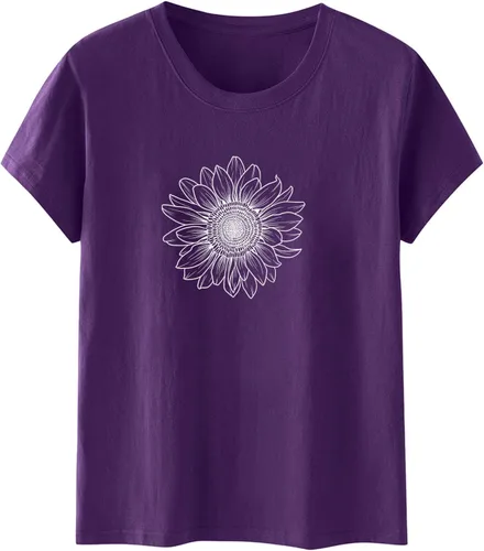 Miniatura 25 de Camiseta con estampado de animales para mujer, camiseta de libélula divertida, linda camiseta de manga corta, blusa de primavera 2023, camisas