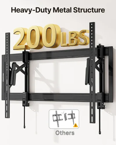 Miniatura 3 de monTEK - Soporte de pared para TV con inclinación de alta resistencia para televisores de 37–90" de hasta 200 libras – Bajo perfil, ajuste