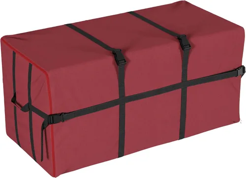 Elf Stor - Bolsa de almacenamiento para árbol de Navidad para árboles artificiales de 7.5 pies, bolsa de almacenamiento de lona que protege Rojo