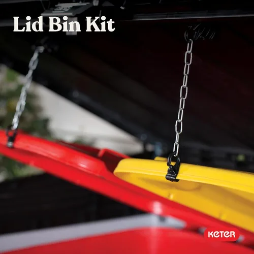Miniatura 12 de Keter Store-It-Out MIDI - Cobertizo de almacenamiento de resina para exteriores, gabinete horizontal resistente a la intemperie para botes
