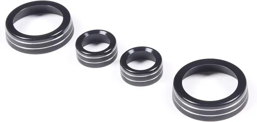 Miniatura 7 de Cubierta de botón de ajuste de volumen de aire acondicionado de aleación de aluminio compatible con Chevrolet Corvette C7 2014 2015 2016 2017 2018