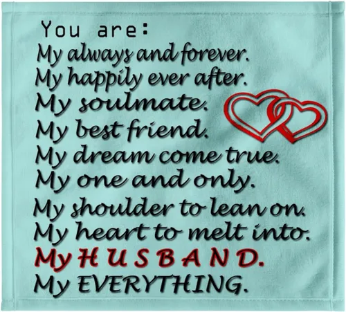 Miniatura 8 de 3dRose My Always and Forever, My Happily Ever After, My Soulmate, My Best Friend Toalla, 15 x 22 pulgadas, color blanco