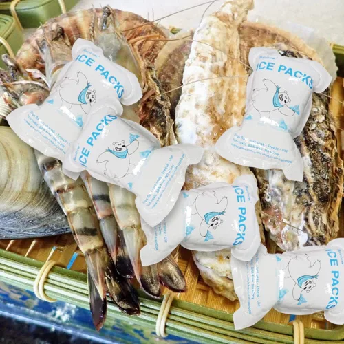 Miniatura 5 de RAINBOW Paquetes de hielo seco para envío de alimentos congelados, bolsas de hielo reutilizables para enfriadores y bolsas de almuerzo, paquetes